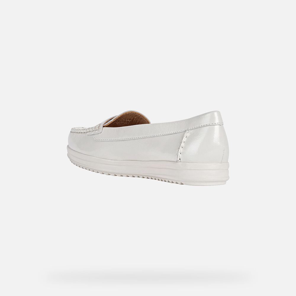 Mocassin Geox Genova - Blanche - Femme 352480-RHG